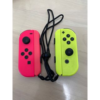 ニンテンドースイッチ(Nintendo Switch)のSwitch ジョイコン　ピンク　黄色　ジャンク品(家庭用ゲーム機本体)