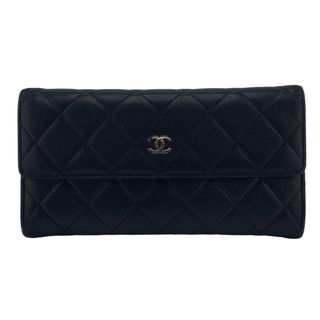 シャネル(CHANEL)のシャネル CHANEL 長財布
 マトラッセ ブラック(財布)