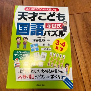 深谷式天才こども国語パズル３・４年生　漢字(語学/参考書)