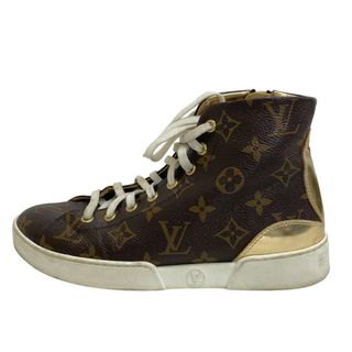 ルイヴィトン(LOUIS VUITTON)のルイヴィトン LOUIS VUITTON スニーカー
 ステラーライン モノグラム 17年 ハイカットスニーカー CL0117 ブラウン(スニーカー)