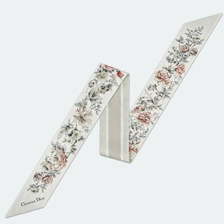クリスチャンディオール(Christian Dior)のディオール　ミッツァ　スカーフ　リボン　花　フラワー(バンダナ/スカーフ)