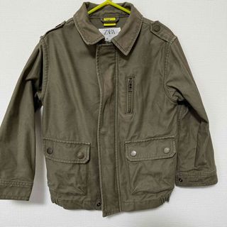 ザラキッズ(ZARA KIDS)のZARA kids 綿ジャケット　ミッキーマウス110cm(ジャケット/上着)