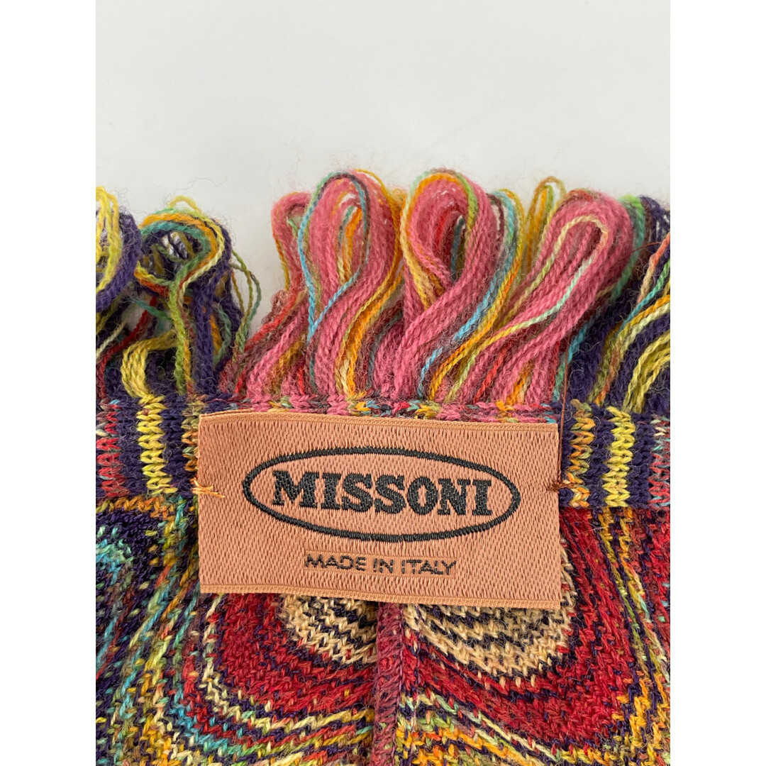 MISSONI(ミッソーニ)のミッソーニ マルチカラー 波模様 ウール混 ロング カーディガン 表記無し レディースのトップス(カーディガン)の商品写真