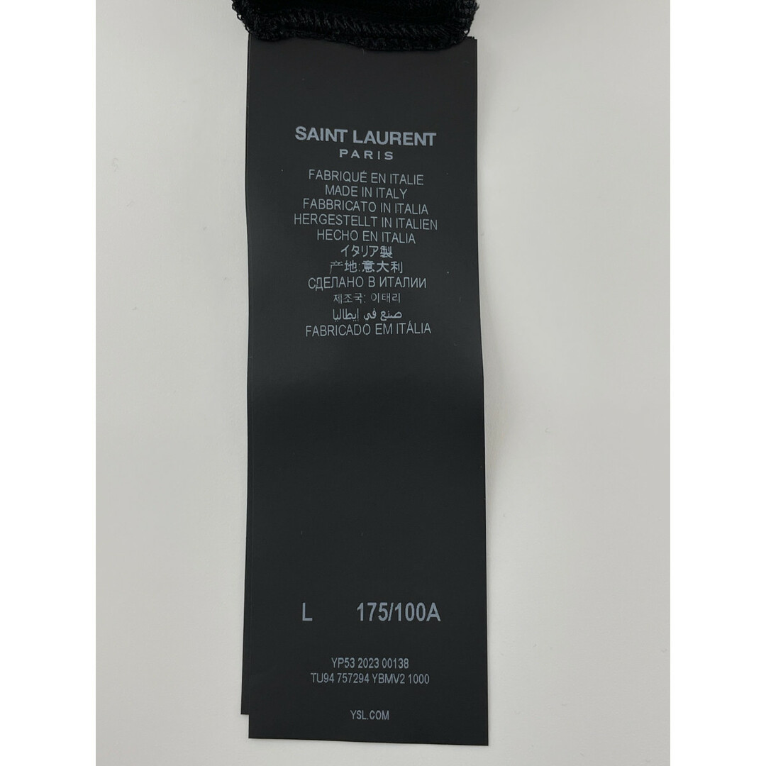 Saint Laurent(サンローラン)のサンローランパリ ブラック 2023SS カサンドラ タンクトップ L メンズのトップス(その他)の商品写真