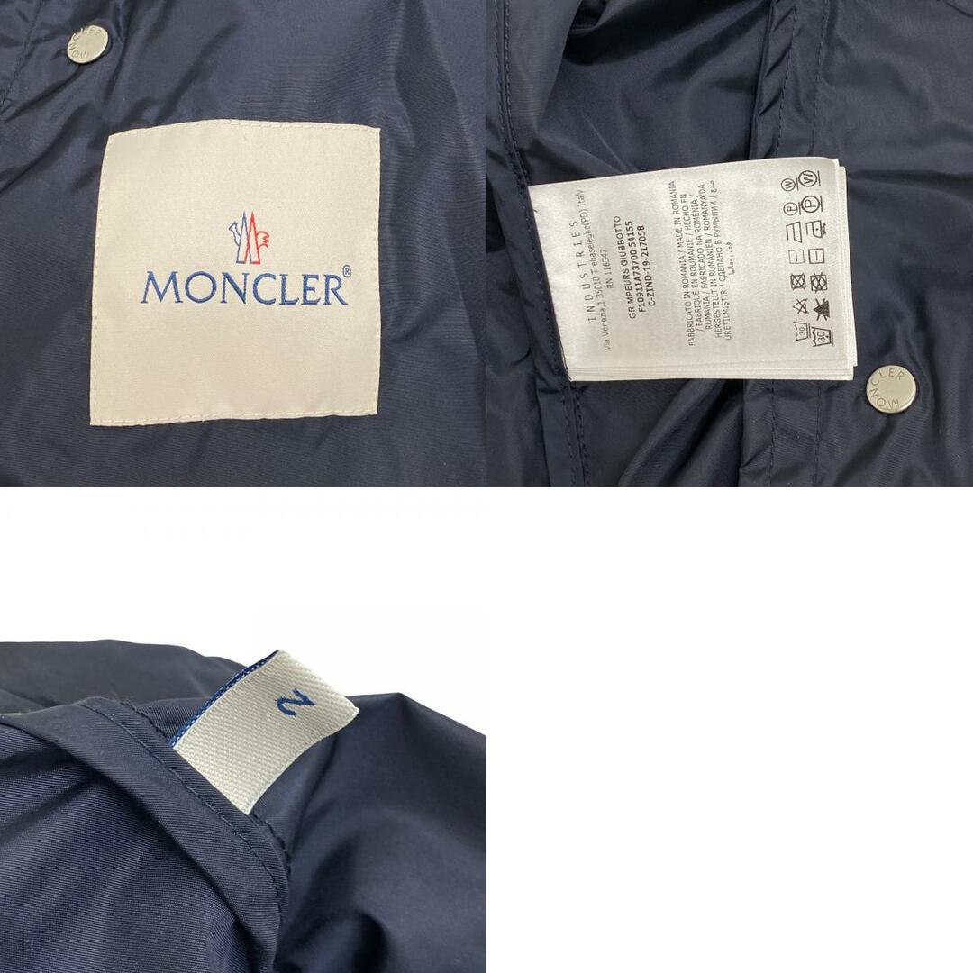 MONCLER(モンクレール)のモンクレール MONCLER ナイロンジャケット
 パーカー 19年 GRIMPEURS ネイビー メンズのジャケット/アウター(ナイロンジャケット)の商品写真