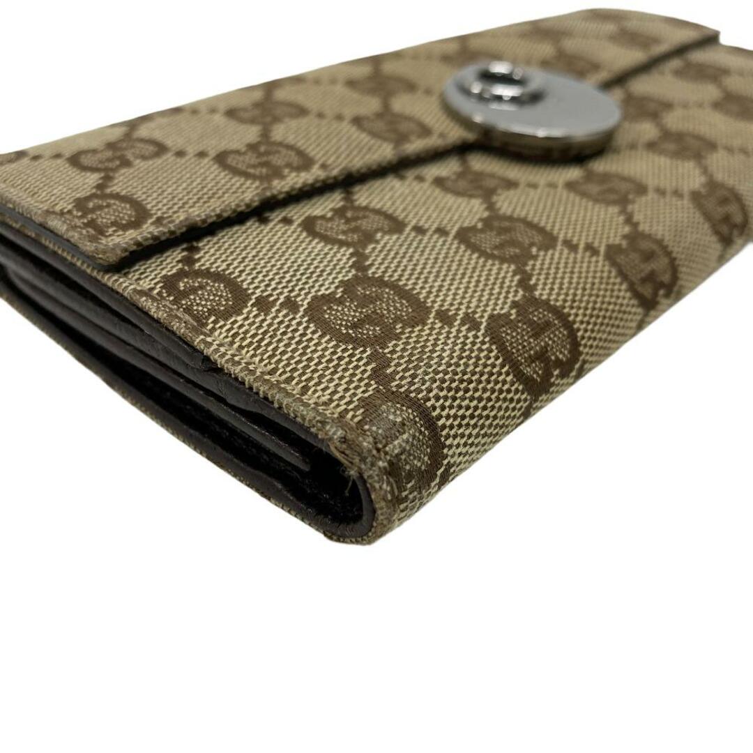 当店人気の限定モデルが再々々入荷☆
 グッチ GG柄 GUCCI GUCCI 120931 長財布
 - GG柄 グッチ GUCCI Ｗホック GGキャンバス Gucci ブラウンの通販 by 120931 Ｗホック ブラウン 二つ折り長財布 ファッション小物 3