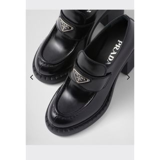 プラダ(PRADA)のPRADA ハイヒールローファー(ローファー/革靴)