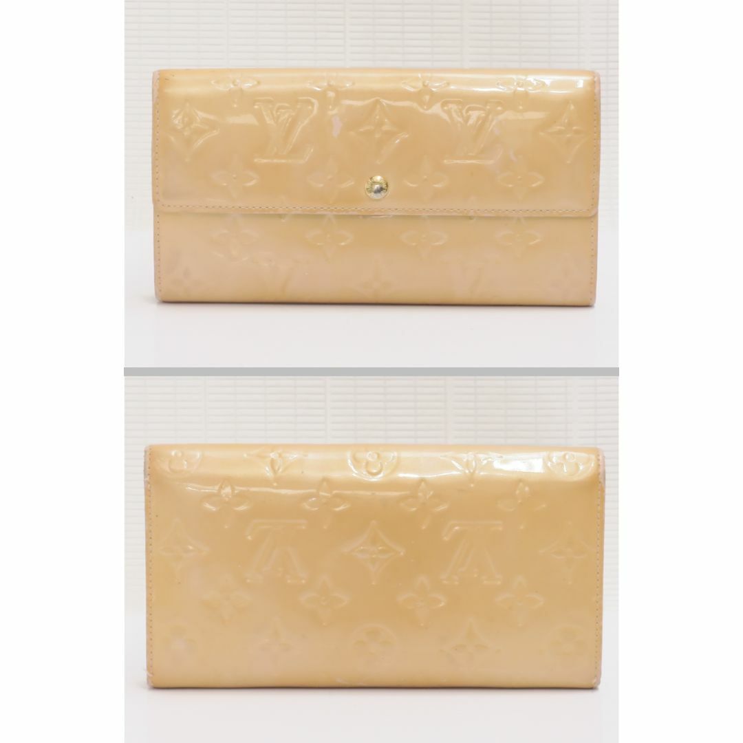 LOUIS VUITTON(ルイヴィトン)のルイヴィトン　ヴェルニ　ポルトフォイユ・サラ　長財布　ベージュ　M91764　LOUIS VUITTON　18678803 レディースのファッション小物(財布)の商品写真