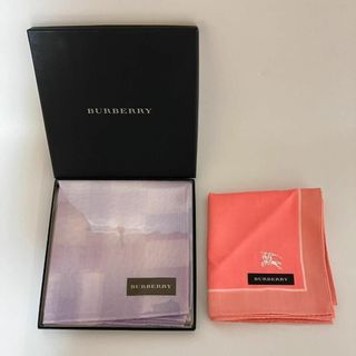 バーバリー(BURBERRY)の【新品】BURBERRY バーバリー ハンカチ 2点セット  日本製【k553】(その他)