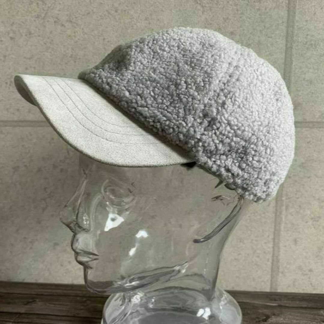 送料込 帽子 プードル ボア スエード アンパイア ボアキャップ 秋冬 男女 G メンズの帽子(キャップ)の商品写真