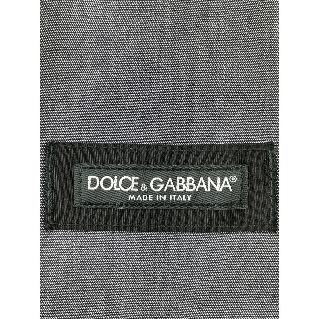 DOLCE&GABBANA(ドルチェアンドガッバーナ)のドルチェアンドガッバーナ インディゴ G9OH7Z ロゴビジュー装飾デニムジャケット 52 メンズのジャケット/アウター(Gジャン/デニムジャケット)の商品写真