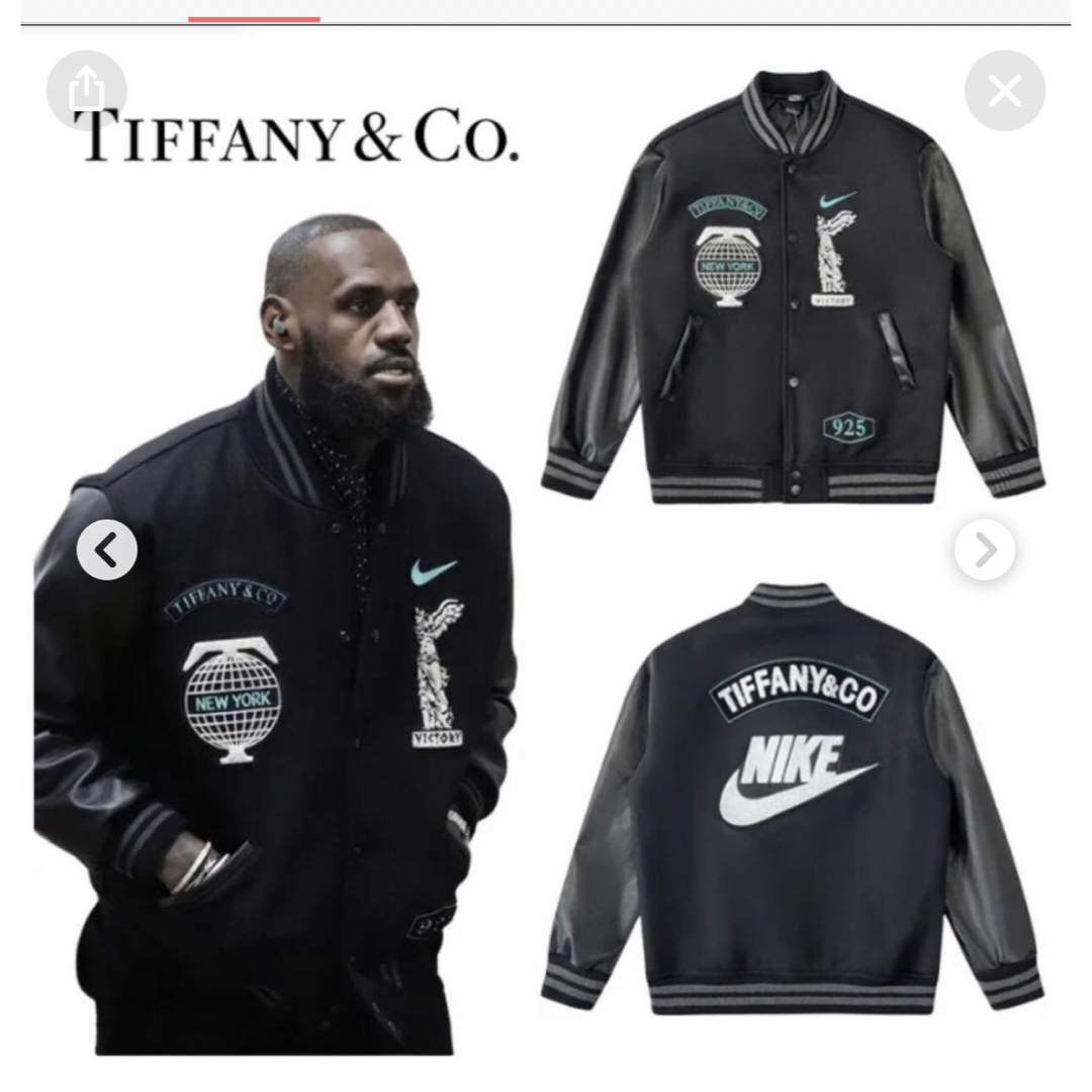 Nike &ティファニー コラボジャケット スタジャンの通販 by Yu Nike &ティファニー コラボジャケット スタジャンの通販 by Yu