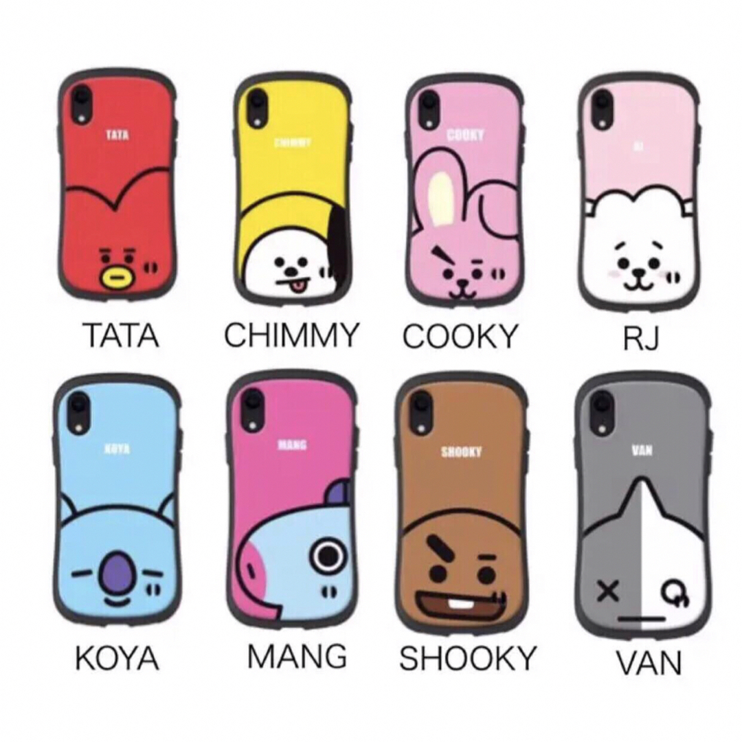 【セール価格】　BT21 RJ ジン　iPhoneSE3/SE2 スマホケース  エンタメ/ホビーのタレントグッズ(アイドルグッズ)の商品写真