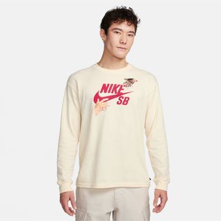 ナイキ(NIKE)のナイキ SB シティ オブ ラブ ロング スリーブ スケート Tシャツココナッツ(Tシャツ/カットソー(七分/長袖))