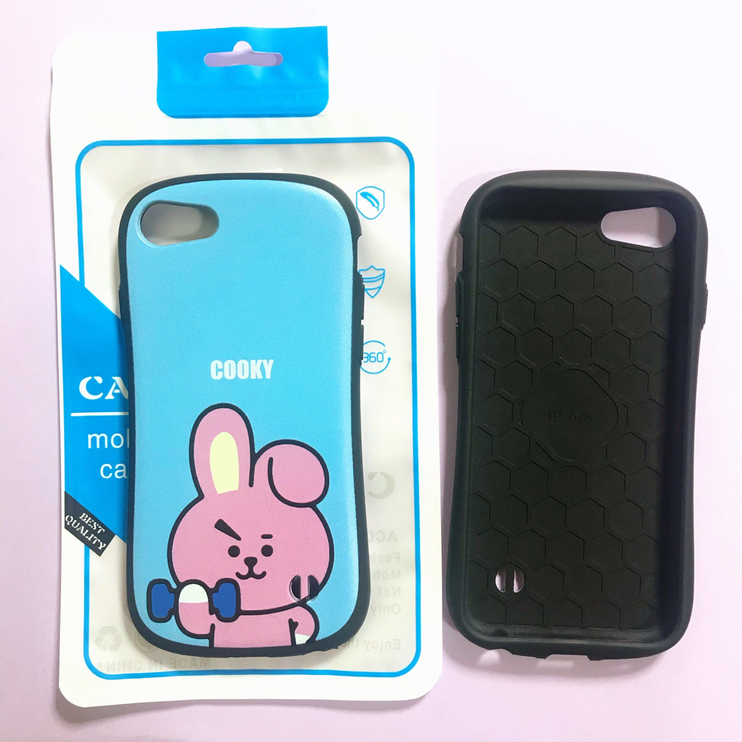 セール価格】bt21 COOKY iPhoneSE3ケース BTS グク カバー エンタメ/ホビーのおもちゃ/ぬいぐるみ(キャラクターグッズ)の商品写真