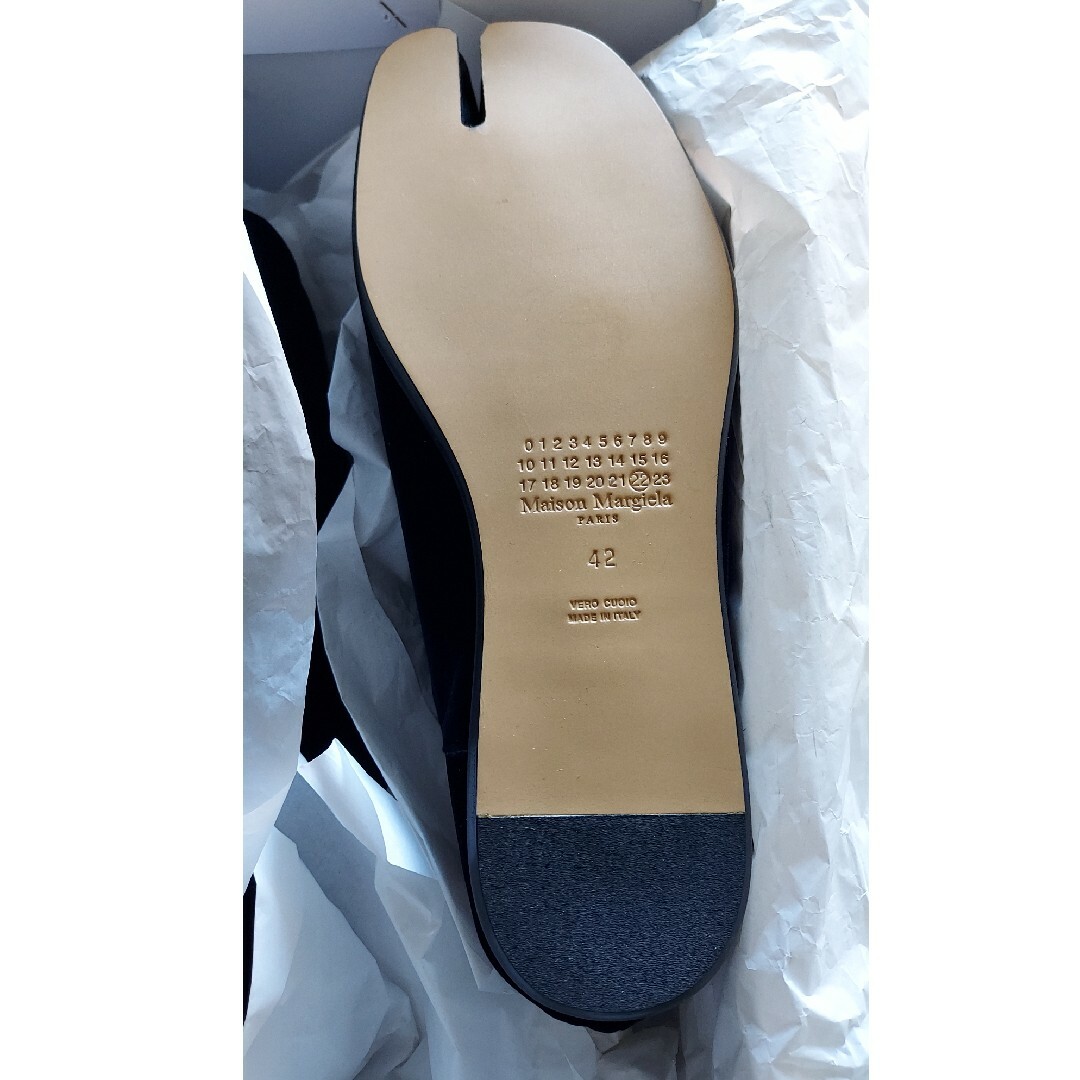 Maison Martin Margiela(マルタンマルジェラ)のマルジェラ　足袋　バブーシュ　ベルベット　スリッポン メンズの靴/シューズ(スリッポン/モカシン)の商品写真