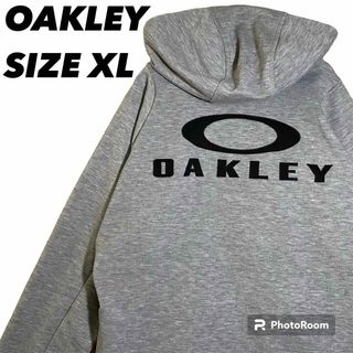 古着屋SLYMEオークリー　OAKLEY 00S プルオーバーパーカー　Y2K 　3Dロゴ