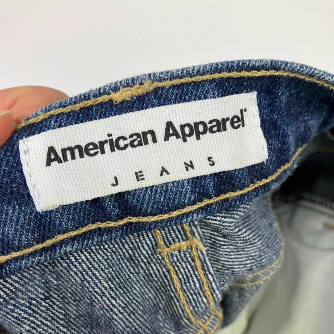 American Apparel(アメリカンアパレル)のアメリカンアパレル　ショートパンツ　デニム　古着女子　アメアパ レディースのパンツ(ショートパンツ)の商品写真