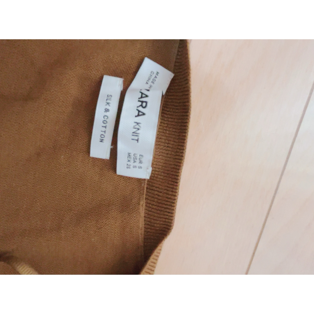 ZARA(ザラ)のZARA シルク混サマーニット レディースのトップス(カットソー(半袖/袖なし))の商品写真