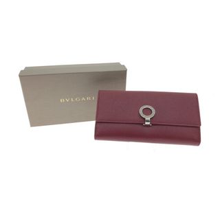 ブルガリ(BVLGARI)の▼▼BVLGARI ブルガリ 長財布 ロゴクリップ ルビーレッド 33744(財布)