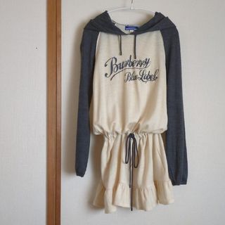 バーバリーブルーレーベル(BURBERRY BLUE LABEL)のBURBERRY BLUE LABEL ワンピース M 長袖(ひざ丈ワンピース)