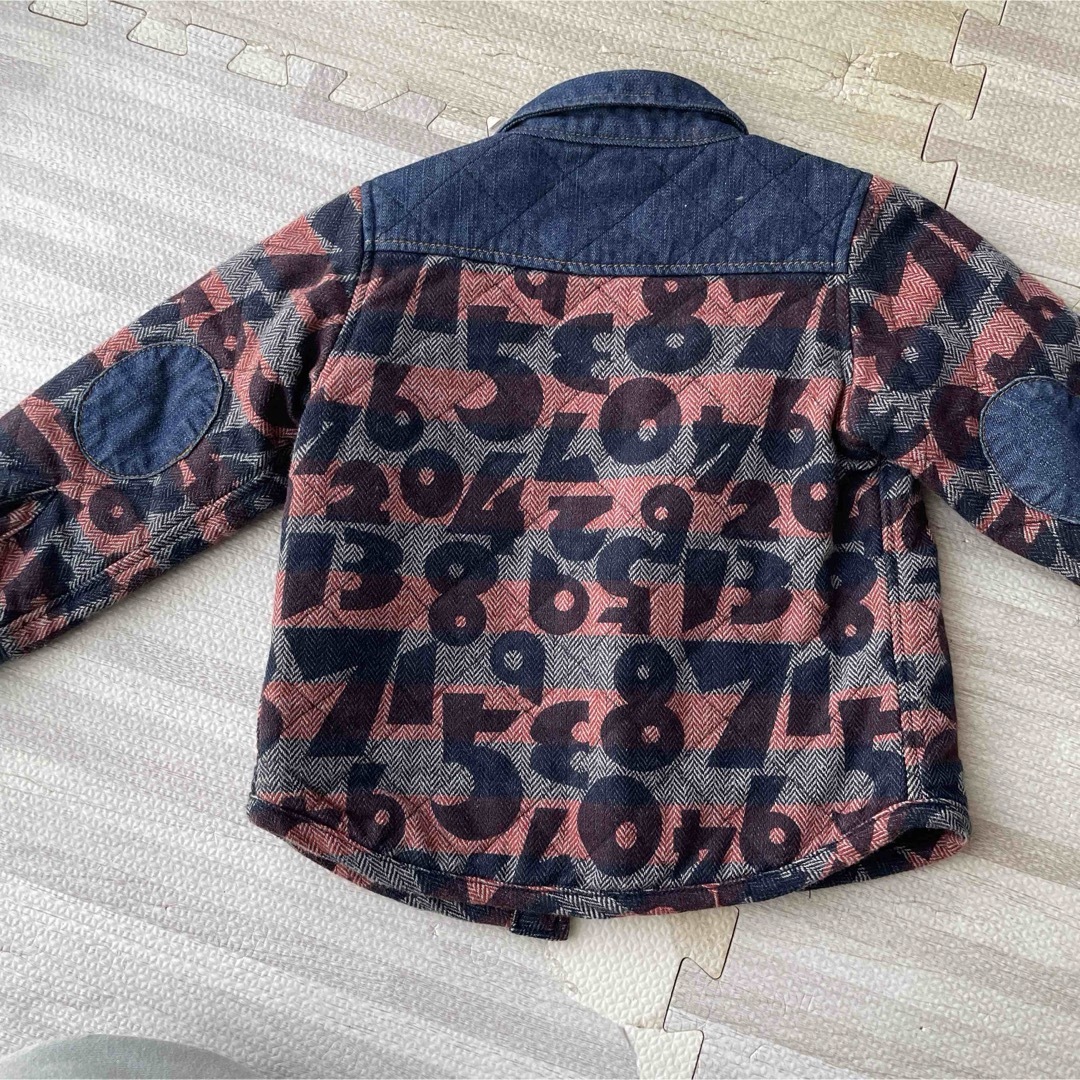 JUNK STORE(ジャンクストアー)のJUNK STORE デニムジャケット キッズ/ベビー/マタニティのキッズ服男の子用(90cm~)(ジャケット/上着)の商品写真