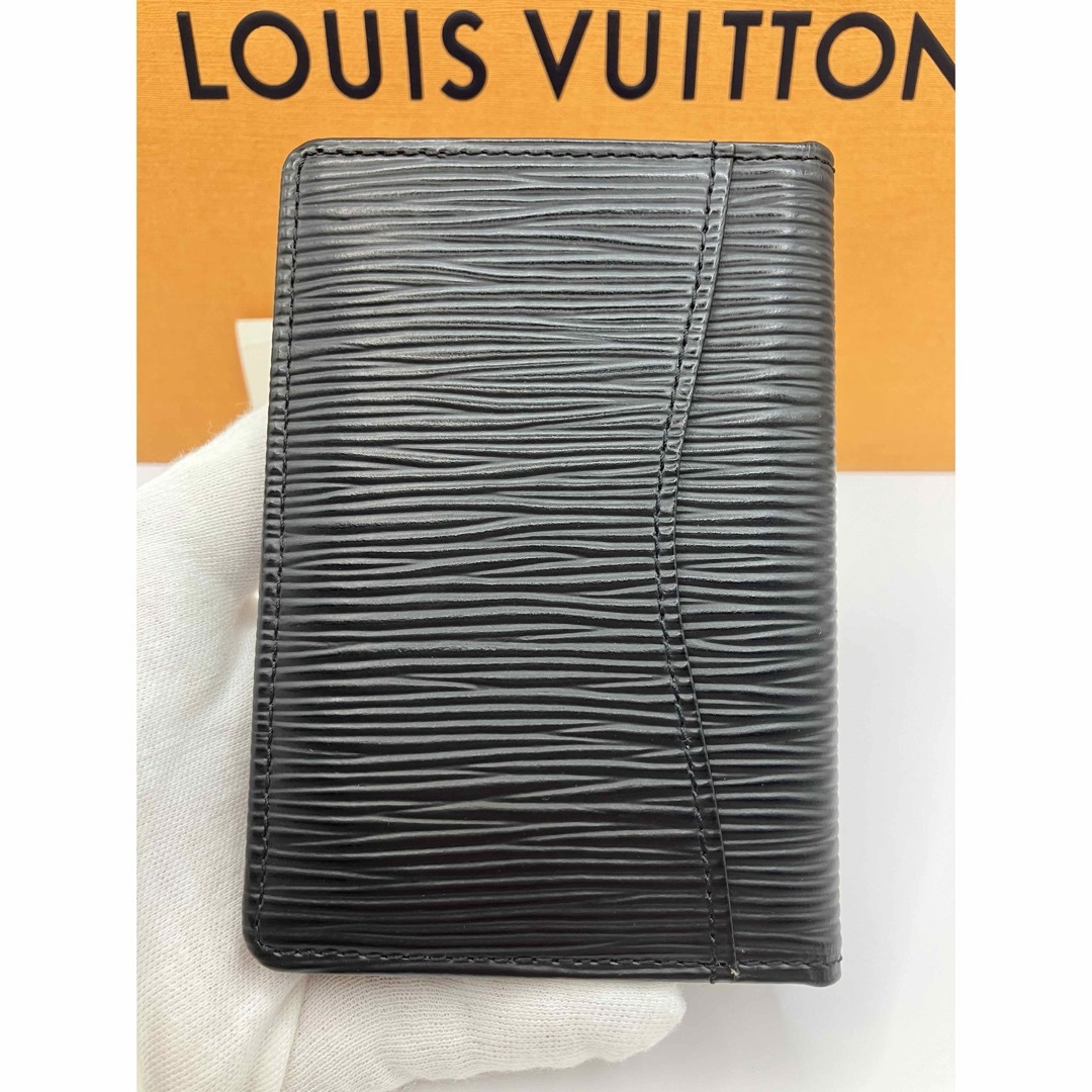 LOUIS VUITTON(ルイヴィトン)の【ルイ・ヴィトン名刺入れ】極美品！ビジネスマンにお勧め☆EPIラインNOIR 黒 メンズのファッション小物(名刺入れ/定期入れ)の商品写真