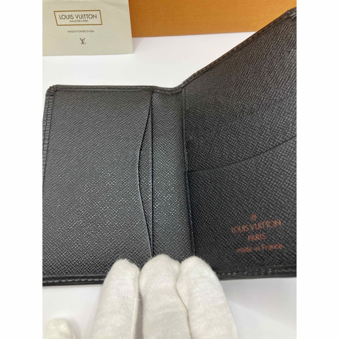 LOUIS VUITTON(ルイヴィトン)の【ルイ・ヴィトン名刺入れ】極美品！ビジネスマンにお勧め☆EPIラインNOIR 黒 メンズのファッション小物(名刺入れ/定期入れ)の商品写真