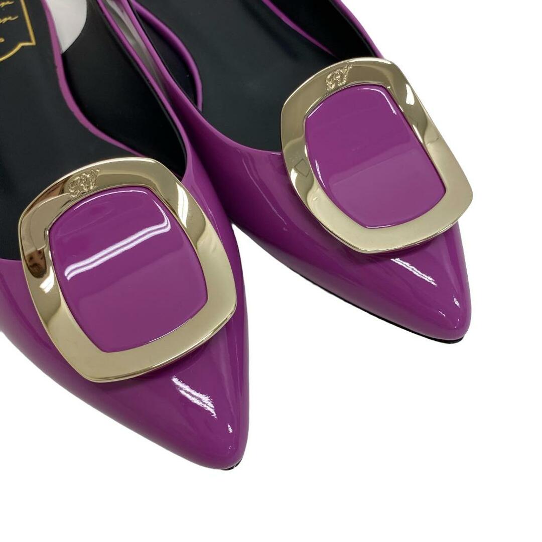 ROGER VIVIER(ロジェヴィヴィエ)のロジェヴィヴィエ ROGERVIVIER パンプス
 フラットシューズ ストラップ スリングバック パープル レディースの靴/シューズ(ハイヒール/パンプス)の商品写真