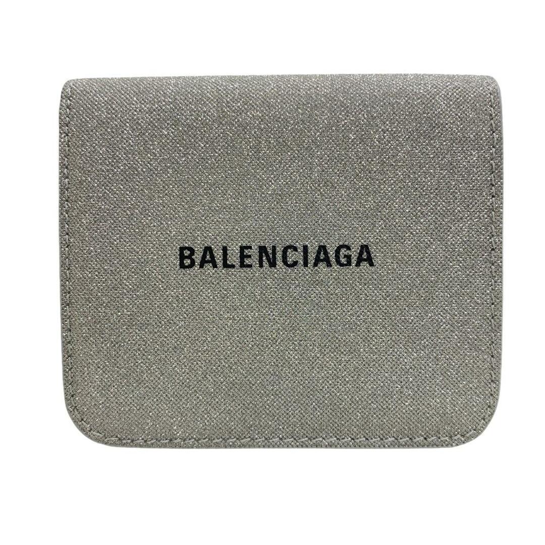 Balenciaga - バレンシアガ BALENCIAGA 二つ折り財布 ロゴ エブリデイ