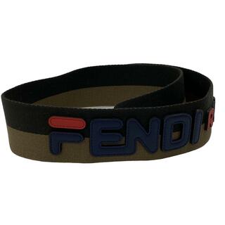 フェンディ(FENDI)のフェンディ FENDI ショルダーストラップ
 フィラ ブラウン(ストラップ/イヤホンジャック)