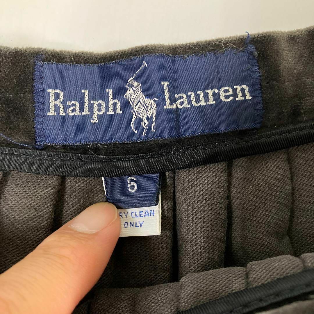 Ralph Lauren(ラルフローレン)の90's オールド ラルフローレン　ベロアスカート　プリーツ　フレア　古着女子 レディースのスカート(ロングスカート)の商品写真