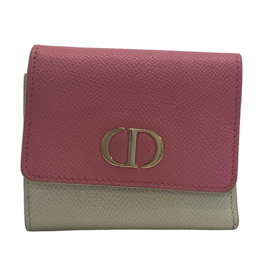 Dior(ディオール)のディオール Dior 三つ折り財布
 モンテーニュ ピンク レディースのファッション小物(財布)の商品写真