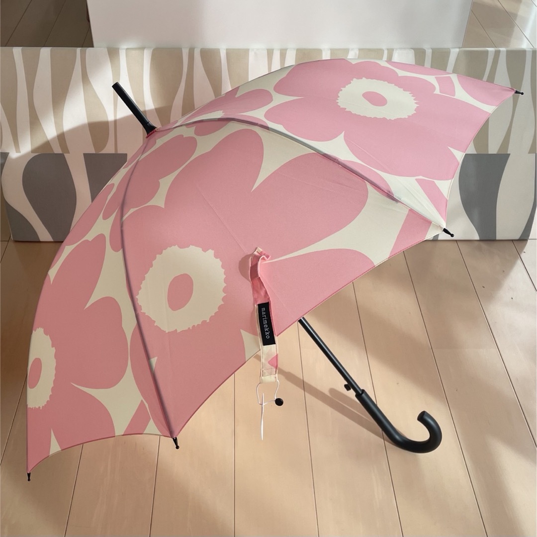 新品 marimekko マリメッコ Unikko ウニッコ 長傘 ピンク