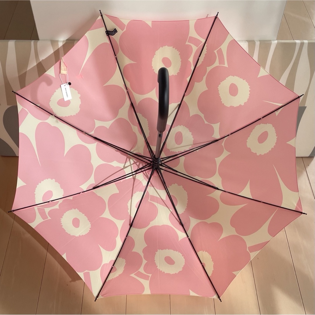 新品 marimekko マリメッコ Unikko ウニッコ 長傘 ピンク 新品 marimekko マリメッコ Unikko ウニッコ 長傘 ピンク