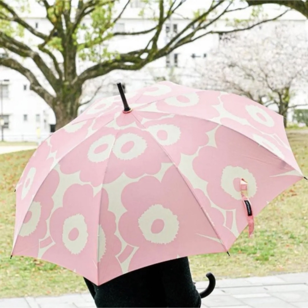 marimekko(マリメッコ)の新品 marimekko マリメッコ Unikko ウニッコ 長傘 ピンク レディースのファッション小物(傘)の商品写真