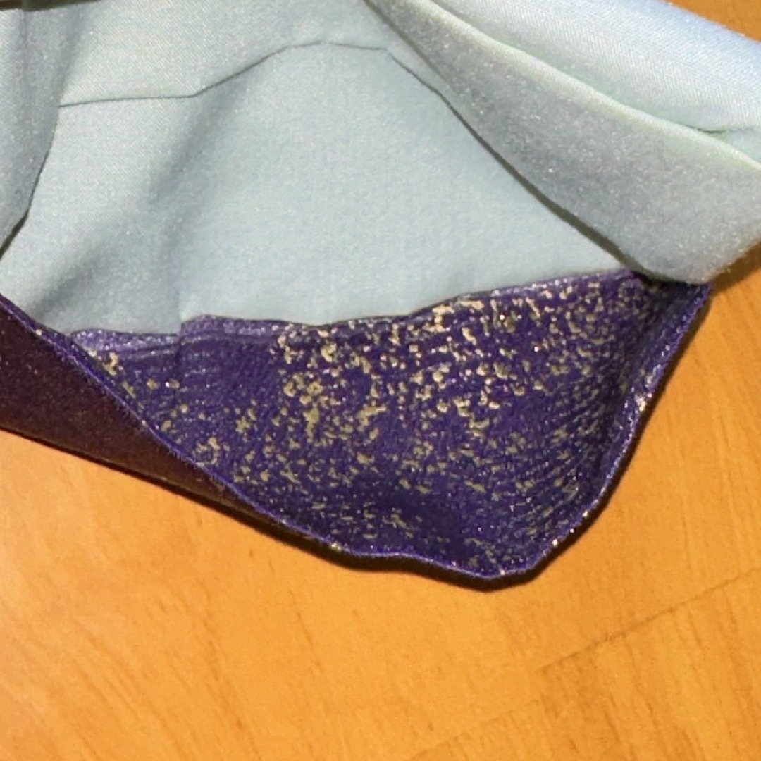 ティッシュケース　着物リメイク　紫×黄色 ハンドメイドのファッション小物(その他)の商品写真