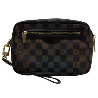 ルイヴィトン(LOUIS VUITTON)のルイヴィトン LOUIS VUITTON クラッチバッグ
 ダミエ エベヌ ポシェット ビエ マカオ セカンド ポーチ N61739 ブラウン(クラッチバッグ)