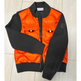 モンクレール(MONCLER)のモンクレール 激カワ 極美品 キッズ　ニット　ダウン(ジャケット/上着)