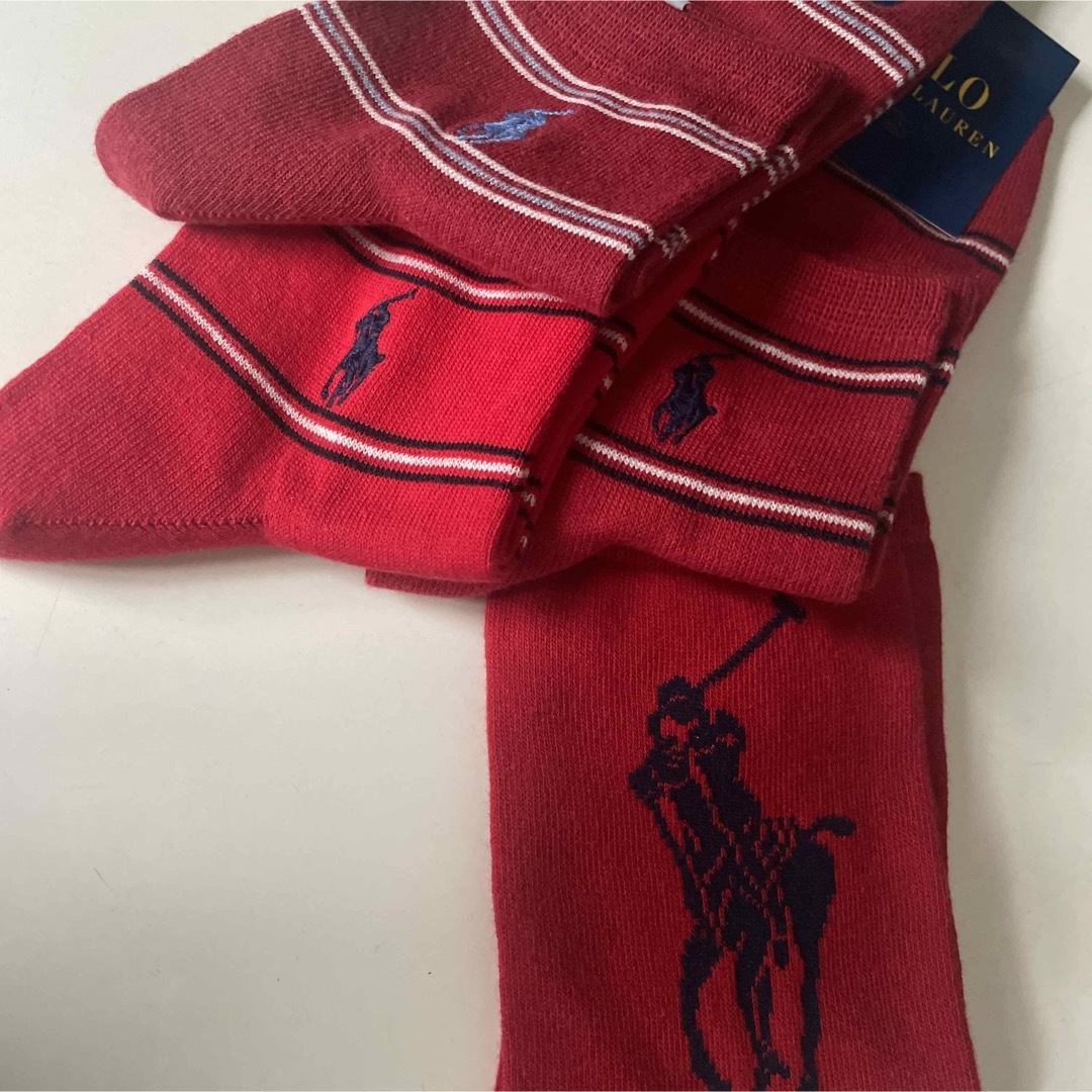 POLO RALPH LAUREN(ポロラルフローレン)の160 ポロ　ラルフローレン　靴下　ショートソックス　ブランド　レディース　婦人 レディースのレッグウェア(ソックス)の商品写真