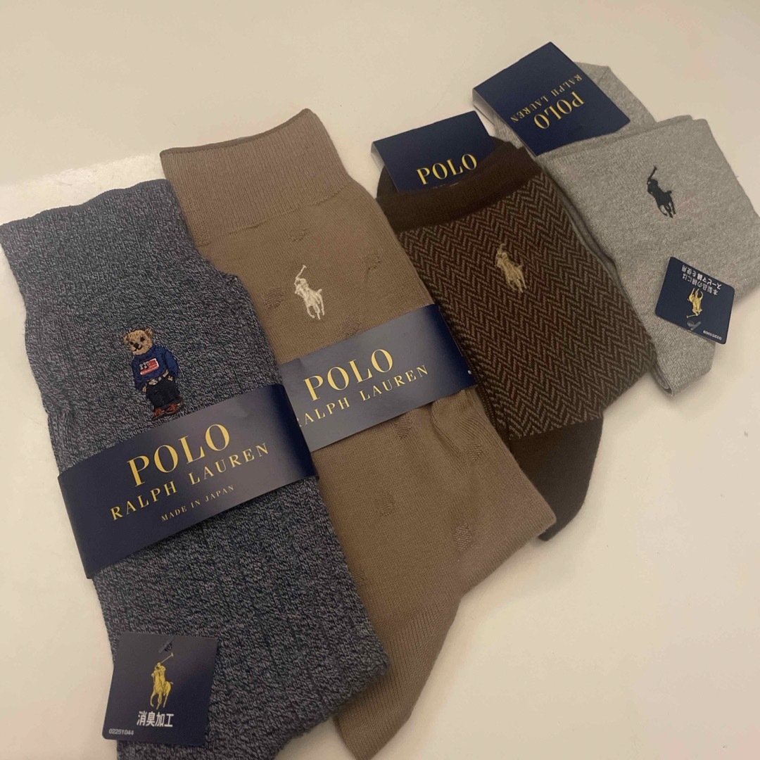 POLO RALPH LAUREN(ポロラルフローレン)の161 ポロ　ラルフローレン　靴下　ショートソックス　ブランドソックス　ゆったり レディースのレッグウェア(ソックス)の商品写真