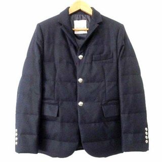 モンクレール(MONCLER)のモンクレール 18AW REGOR ダウン テーラード ジャケット 0 ネイビー(ダウンジャケット)