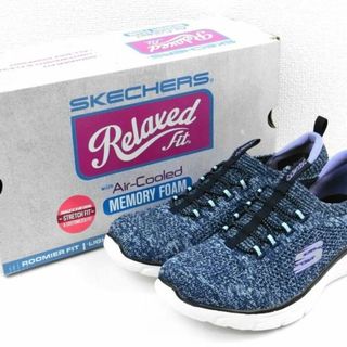 スケッチャーズ(SKECHERS)の訳あり スケッチャーズ スリッポン 左22.5cm 右23.5cm【1161】(スニーカー)