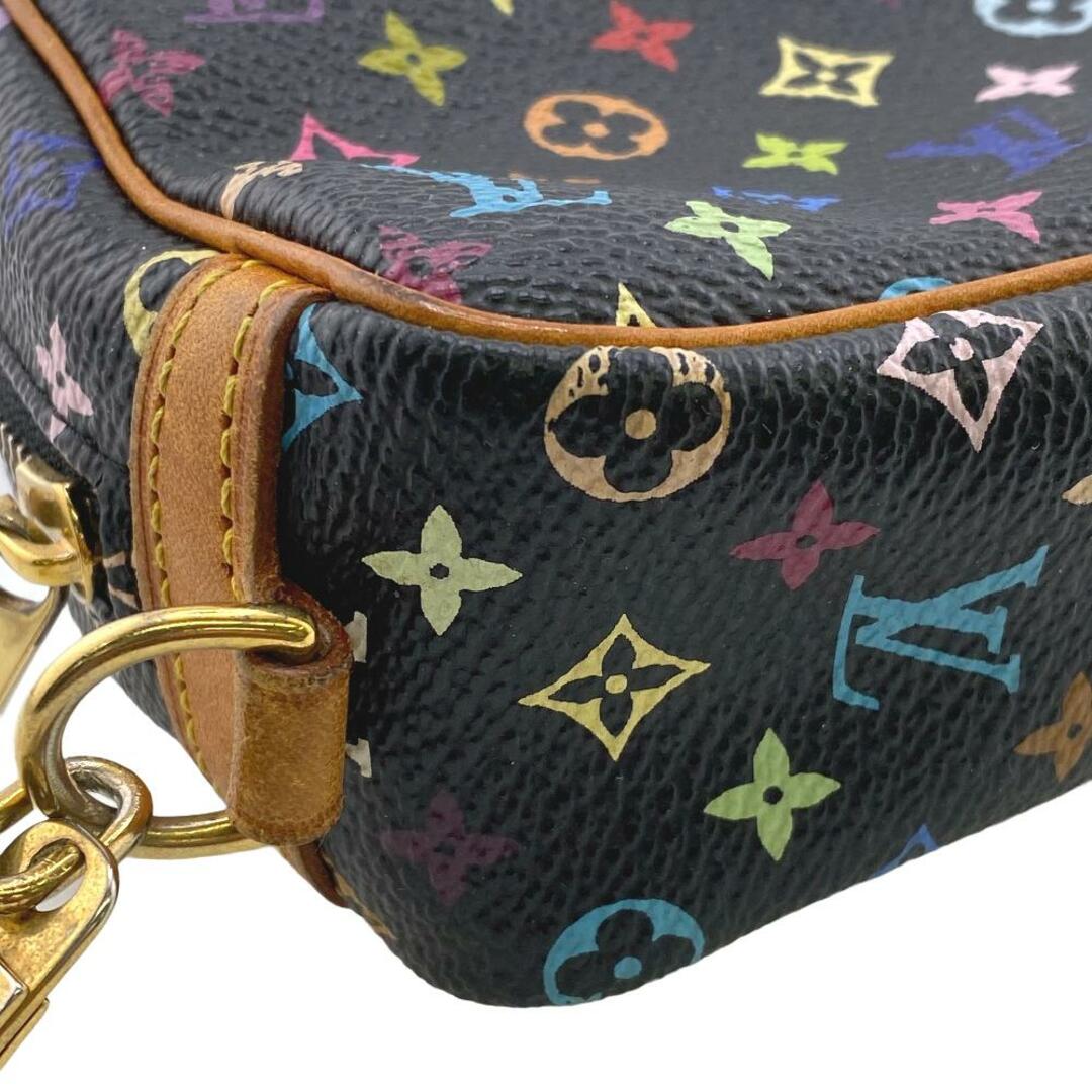 ルイヴィトン LOUIS VUITTON ポーチ, モノグラムマルチカラー トゥルースワピティ　小物入れ M58034 ブラック