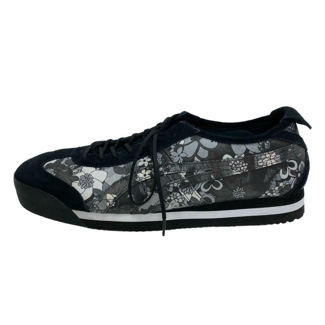 Onitsuka Tiger(オニツカタイガー)のオニツカタイガー ONITSUKA TIGER スニーカー
 花柄 MEXICO 66 1183B851  ブラック メンズの靴/シューズ(スニーカー)の商品写真