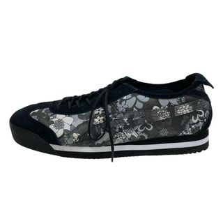 オニツカタイガー(Onitsuka Tiger)のオニツカタイガー ONITSUKA TIGER スニーカー
 花柄 MEXICO 66 1183B851  ブラック(スニーカー)