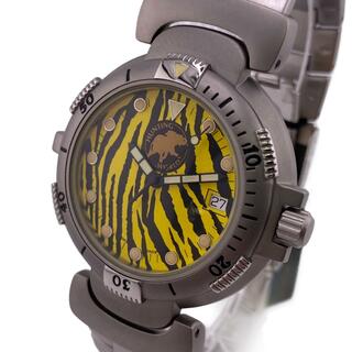 ハンティングワールド(HUNTING WORLD)のハンティングワールド HUNTING WORLD 腕時計
 タイガー 250本限定モデル 自動巻き AT シルバー(腕時計(アナログ))