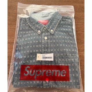 シュプリーム(Supreme)のsupreme  logos denim shirt sizeS  デニムシャツ(Gジャン/デニムジャケット)