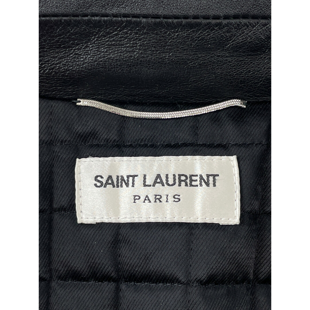 Saint Laurent(サンローラン)のサンローランパリ 【国内正規】397463 Y5K11 ラムスキン ジップアップ ブルゾン/ 46 メンズのジャケット/アウター(レザージャケット)の商品写真