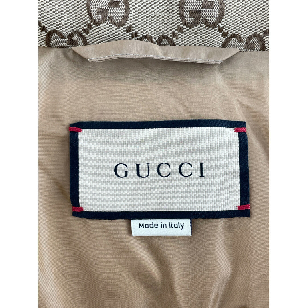 Gucci(グッチ)のグッチ 【新品同様/国内正規】751395 GGコットンキャンバス パデッド ダウン 46 メンズのジャケット/アウター(ダウンジャケット)の商品写真